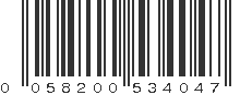 UPC 058200534047