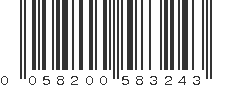 UPC 058200583243