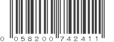 UPC 058200742411