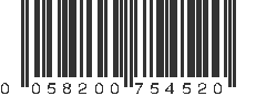 UPC 058200754520