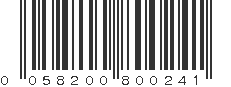 UPC 058200800241