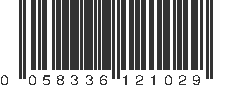 UPC 058336121029