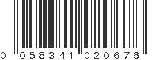 UPC 058341020676