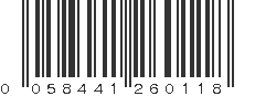 UPC 058441260118