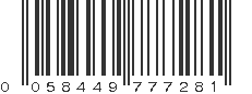 UPC 058449777281