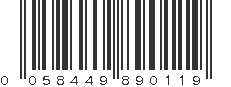 UPC 058449890119