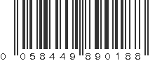 UPC 058449890188