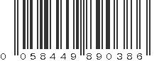 UPC 058449890386