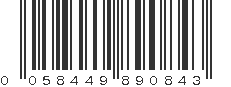 UPC 058449890843