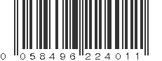 UPC 058496224011