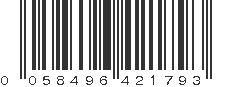 UPC 058496421793