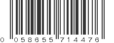 UPC 058655714476