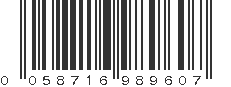 UPC 058716989607