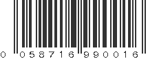 UPC 058716990016