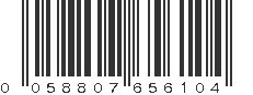 UPC 058807656104