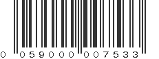 UPC 059000007533