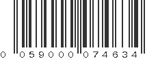 UPC 059000074634