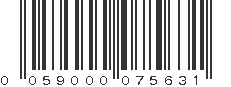 UPC 059000075631