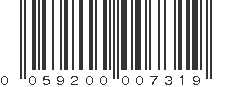 UPC 059200007319