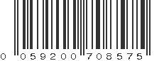 UPC 059200708575