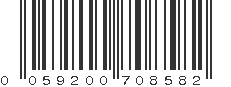 UPC 059200708582