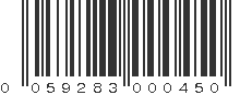 UPC 059283000450