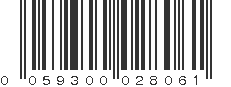 UPC 059300028061