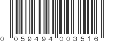 UPC 059494003516