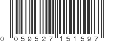 UPC 059527151597