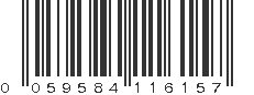 UPC 059584116157