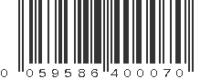 UPC 059586400070