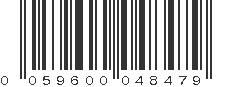 UPC 059600048479