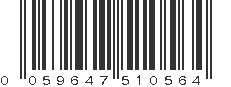 UPC 059647510564