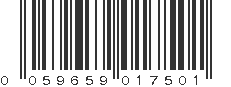 UPC 059659017501