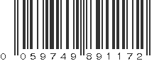 UPC 059749891172