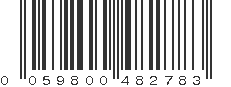 UPC 059800482783