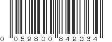 UPC 059800849364