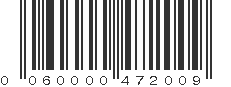 UPC 060000472009