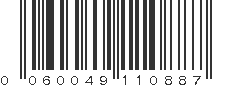 UPC 060049110887