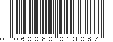 UPC 060383013387