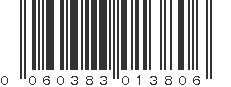 UPC 060383013806