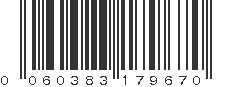 UPC 060383179670