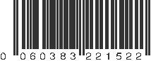 UPC 060383221522