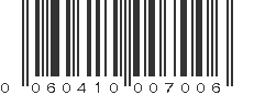 UPC 060410007006