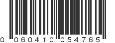 UPC 060410054765