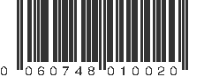 UPC 060748010020