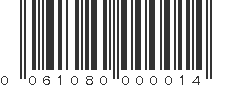 UPC 061080000014