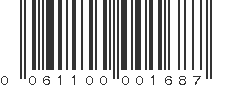 UPC 061100001687