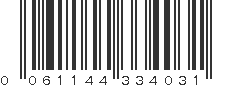 UPC 061144334031