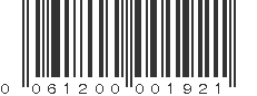 UPC 061200001921